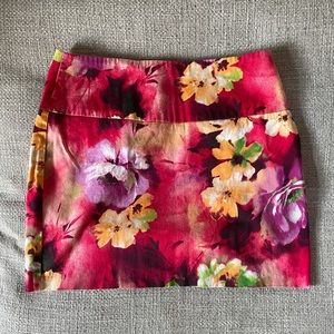 Forever Twenty One floral mini skirt size small